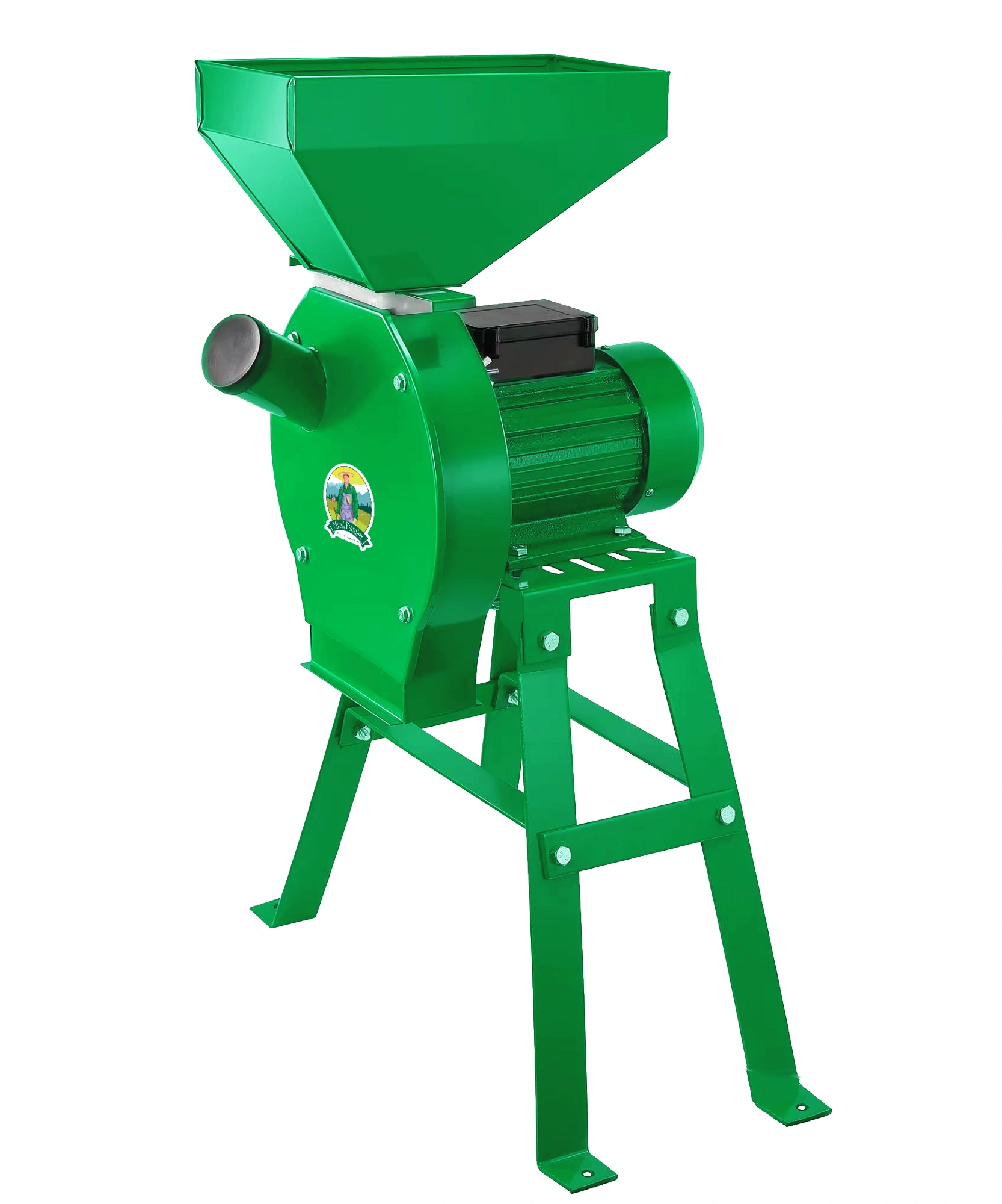 Moara Cereale Micul Fermier 3.9 kW 320 kg/h cu Sac, Verde