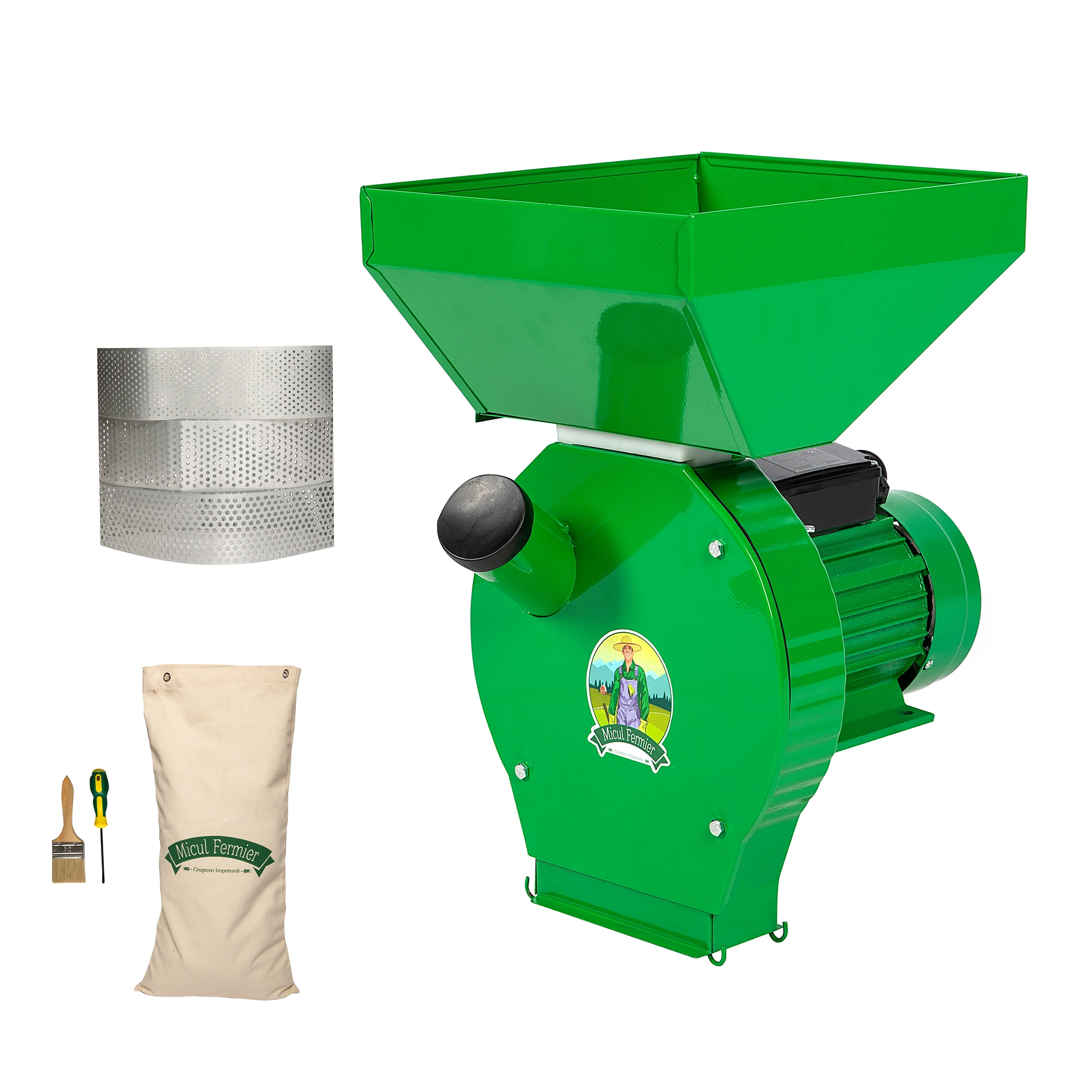 Moara-Cereale-Micul-Fermier-3.9-kW-320-kg-pe-ora-cu-Sac-Verde-2.webp