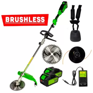 Motocoasa electrica trimmer 40V 2 acumulatori 4Ah maner simplu