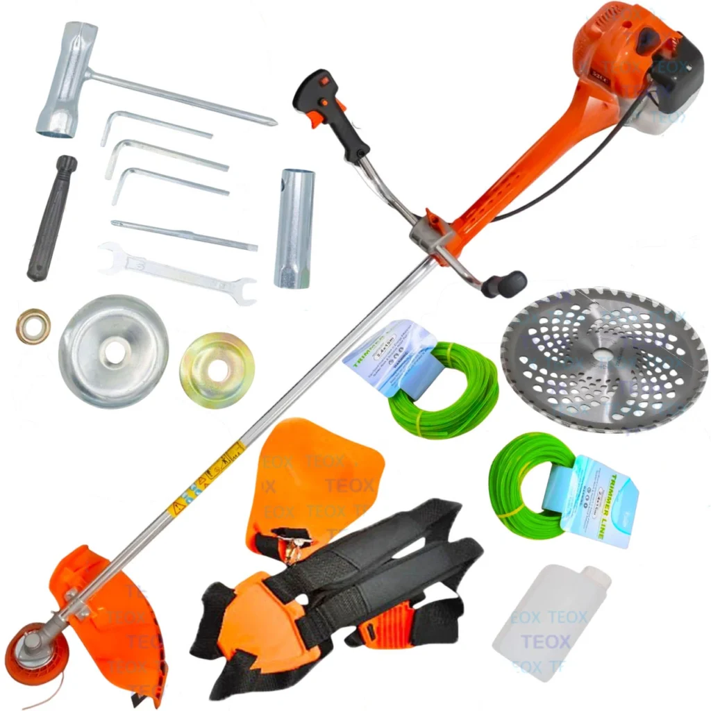 Motocoasa pe benzina 2 timpi 4.2kW, 9000 RPM, accesorii incluse