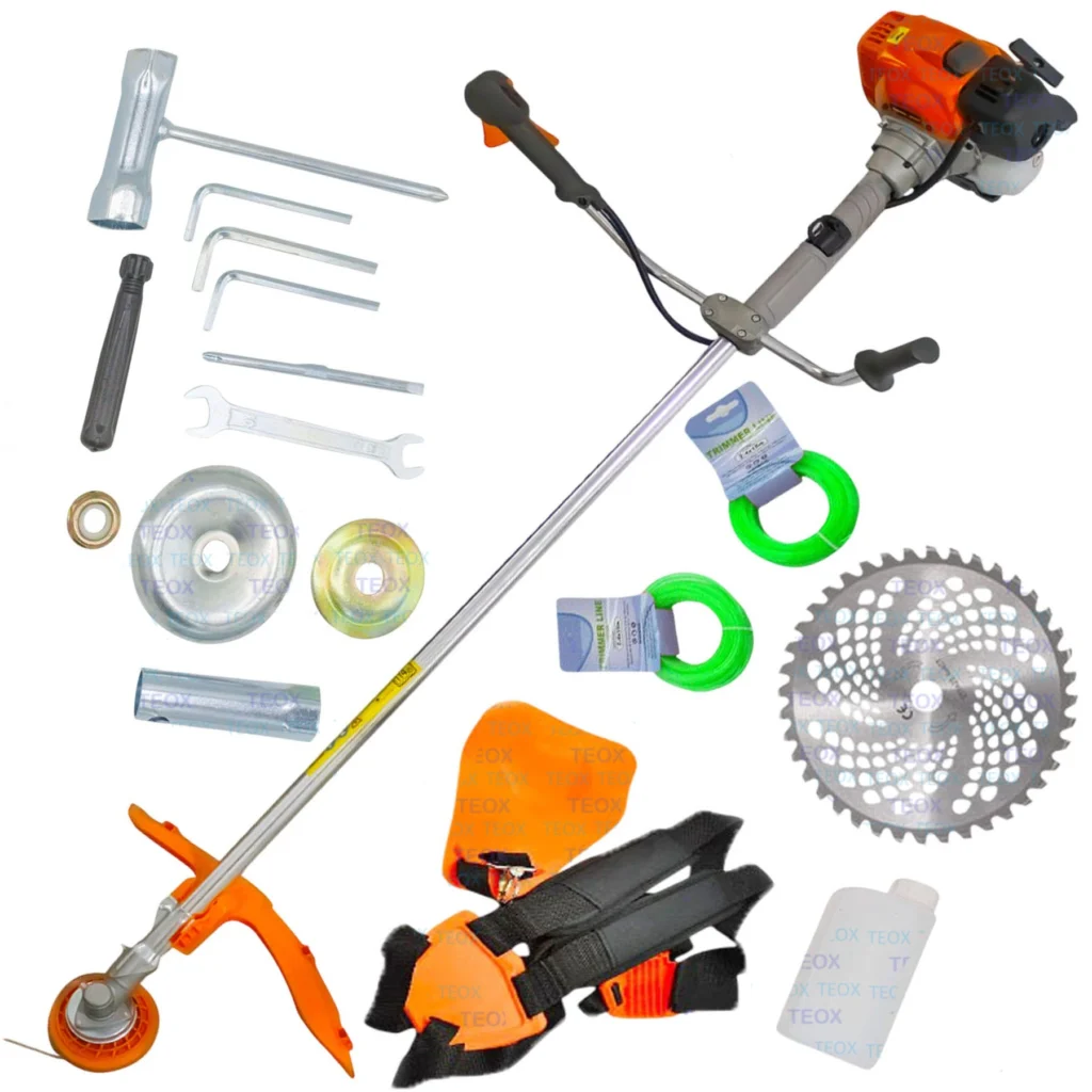 Motocoasa pe benzina 2 timpi 4.5kW, 9000 RPM, accesorii incluse
