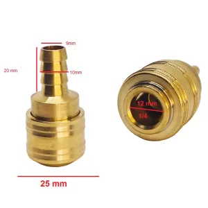 Mufa Rapida Aer Mama 1/4 Fixare Furtun 10 mm