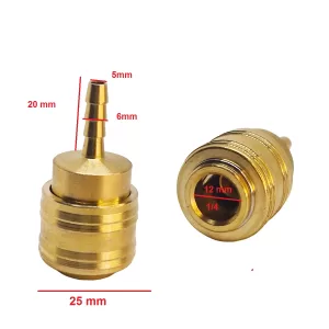 Mufa Rapida Aer Mama 1/4 Fixare Furtun 6 mm