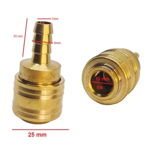 Mufa Rapida Aer Mama 1/4 Fixare Furtun 8 mm