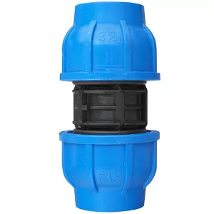 Mufa compresiune egala PEHD 32x32 mm