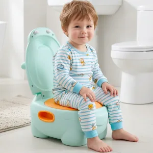 Olita cu Capac și Burete Model Hipopotam Verde Teox
