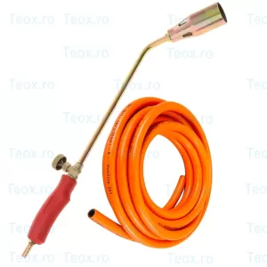 Parlitoare Porc Arzator cu robinet Set 3m furtun gaz