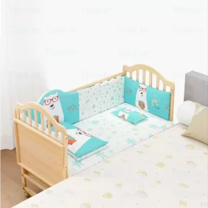 Patut Bebe Lemn Natur teox Multifunctional