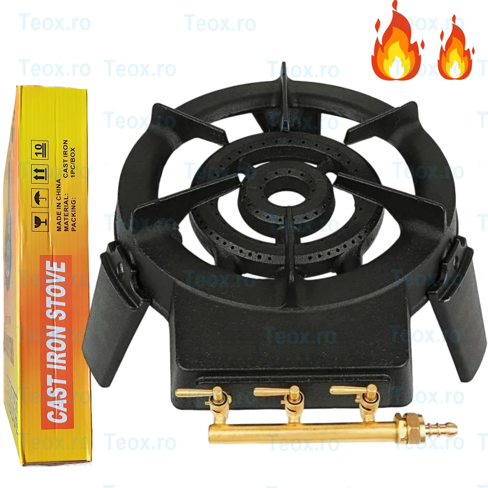 Pirostrie 3 robineti 2 arzatoare fonta Set complet arzator gaz Totokita 2.webp Pirostrie Fonta 3 robineti, 2 arzatoare, arzator gaz, gpl
