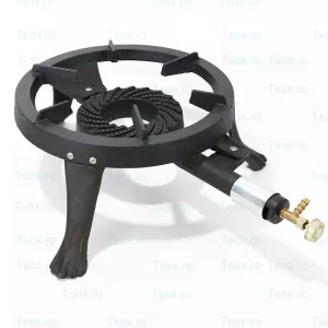 Pirostrie Fonta Arzator, 33 cm 3 Picioare, Gaz, Gpl, Camping