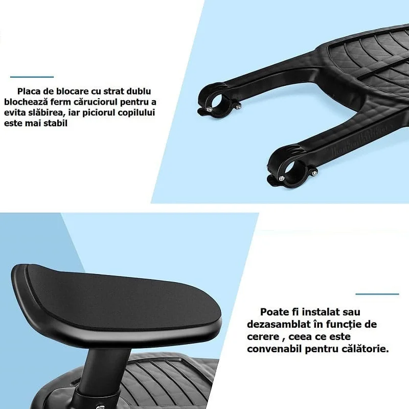 Platforma Carucior Copii Teox Adaptor al doilea Copil Max 23 kg Rota Pivotanta (2) Platforma Carucior Copii Teox