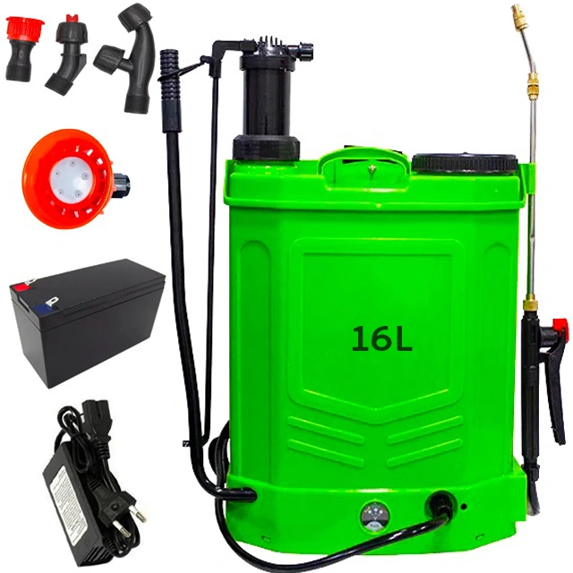 Pompa stropit electrica 2 in 1 16 litri manuala si cu acumulator, accesorii incluse