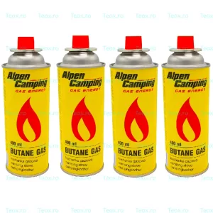 Set 4 Rezerva Gaz pentru Aragaz Camping 227g