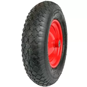 Roata Roaba 4.00-8 cu ax, diametru 12mm