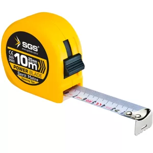 Ruleta 10m x 25mm metalica carcasa plastic