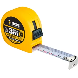 Ruleta 3m x 16mm metalica carcasa plastic