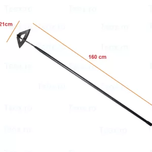Sapaliga coada metalica 160cm lama ascutit
