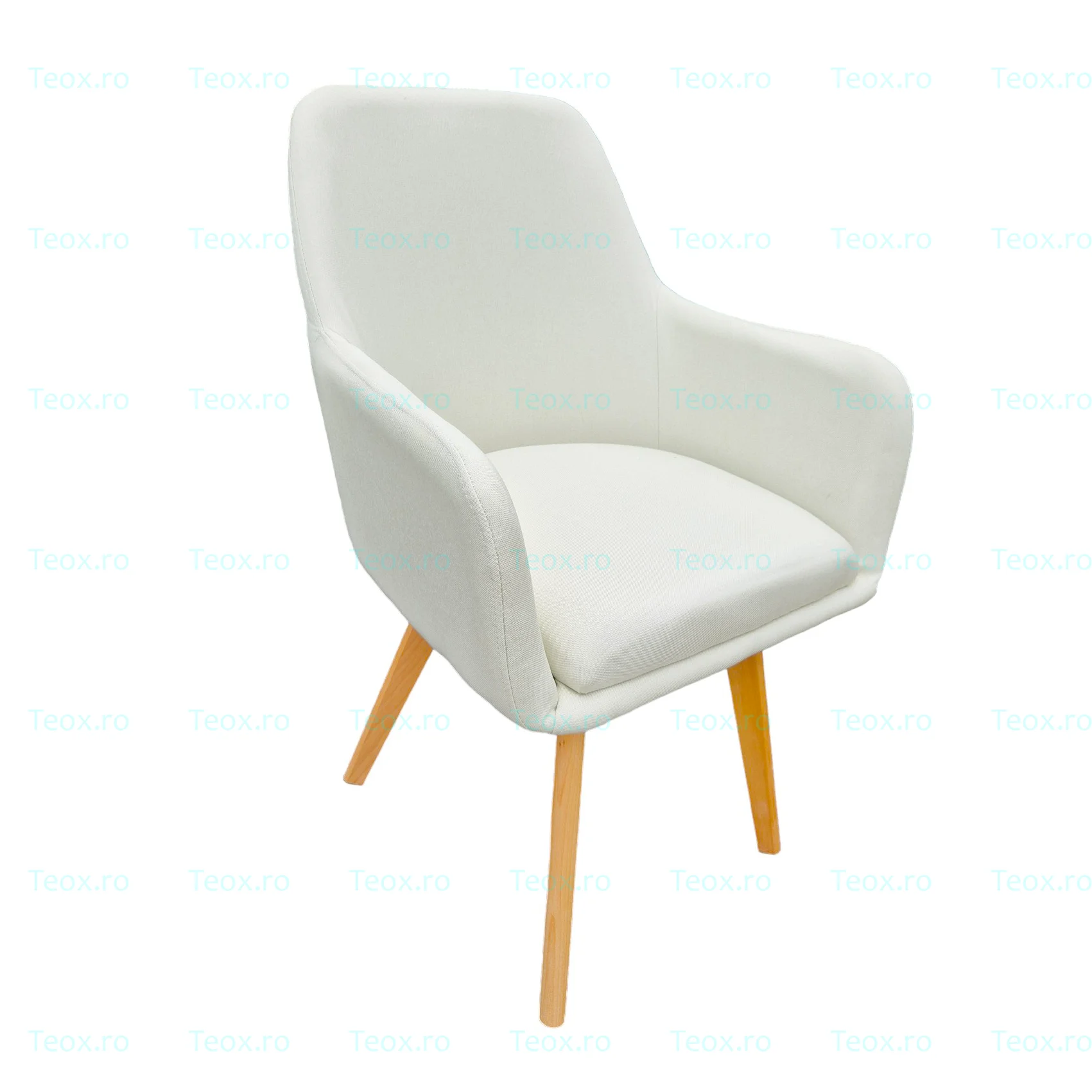 Scaun-Living-Sufragerie-Alb-Crem-Dining-Horeca-tip-Fotoliu