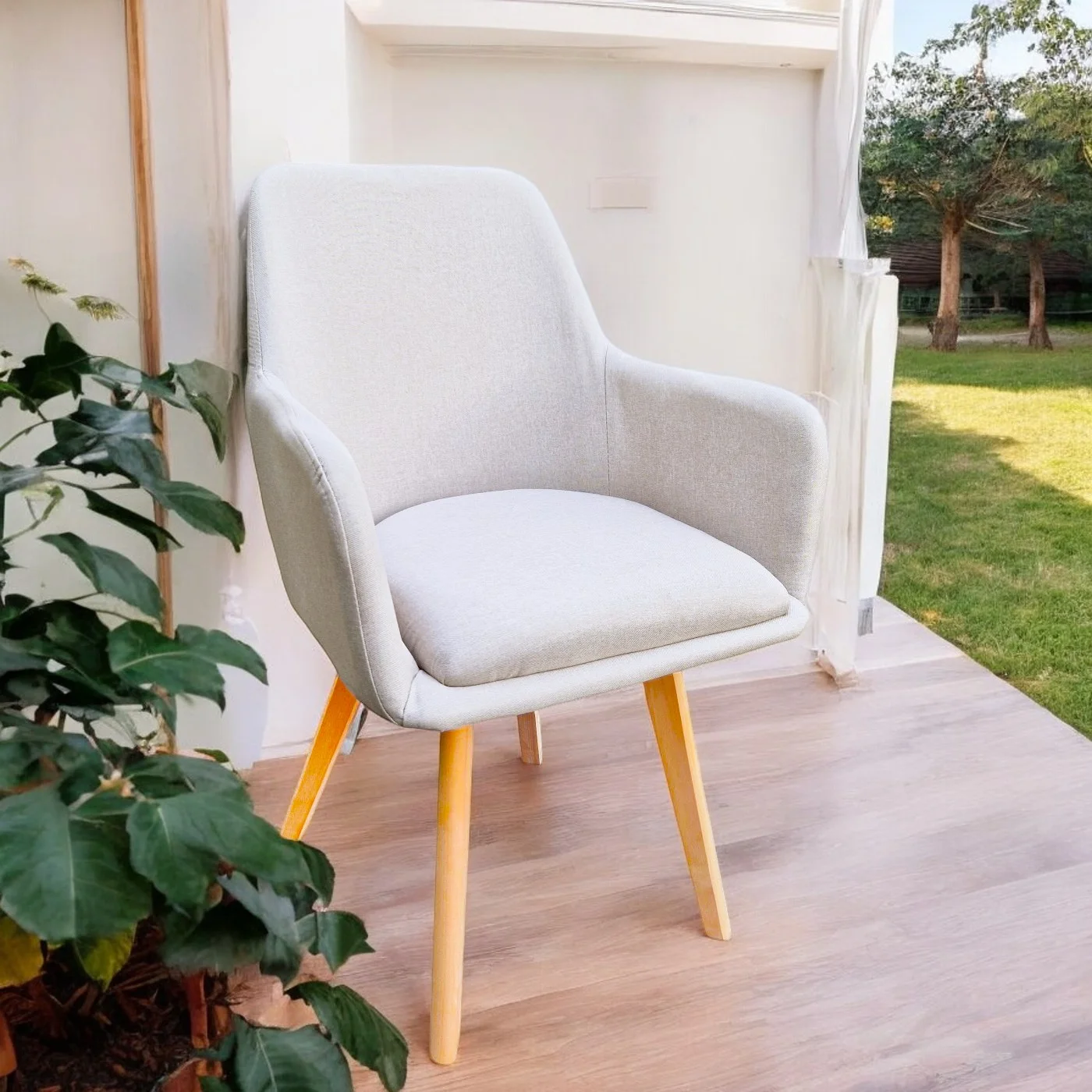 Scaun Living Bej Tip Fotoliu