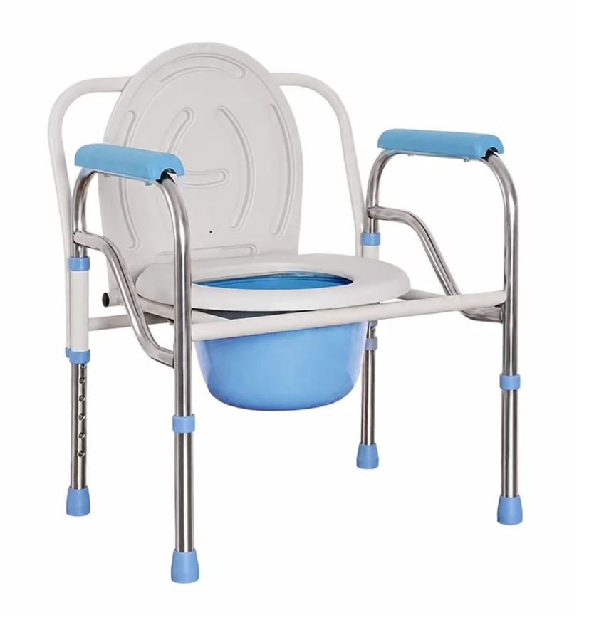 Scaun Wc reglabil inaltime 5 trepte Pliabil cu ventuze antialunecare teox (10)