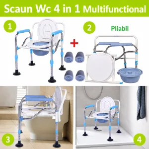 Scaun Wc reglabil inaltime 5 trepte PREMIUM