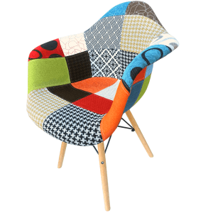 Scaun sufragerie, living, horeca, tip fotoliu, multicolor, picioare lemn, Teox®