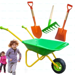 Set Gradinarit Copii cu Roaba 4 Piese Totokita