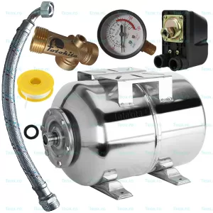 Vas expansiune 50L inox hidrofor EPDM  Set complet