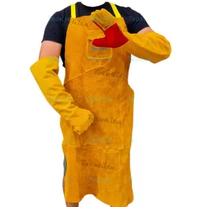 Sort de sudura manusi sudor protectie piele bovina marime L Set 2 Piese