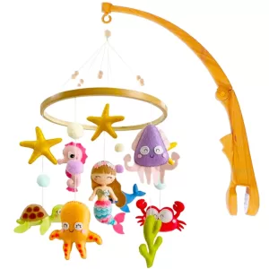 Carusel Patut bebe cu Suport Prindere modelo Blue Ocean Teox®
