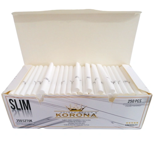 Filtre Tigari Slim Tuburi Injectat Tutun, Korona Slim