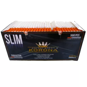 Tuburi Injectat Tutun Flitre Tigari Slim Korona Slim 500 buc