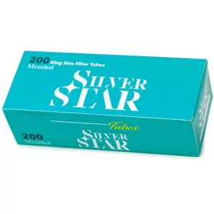 Tuburi Tigari Mentolate De Injectat Tutun Silver Star 200 buc