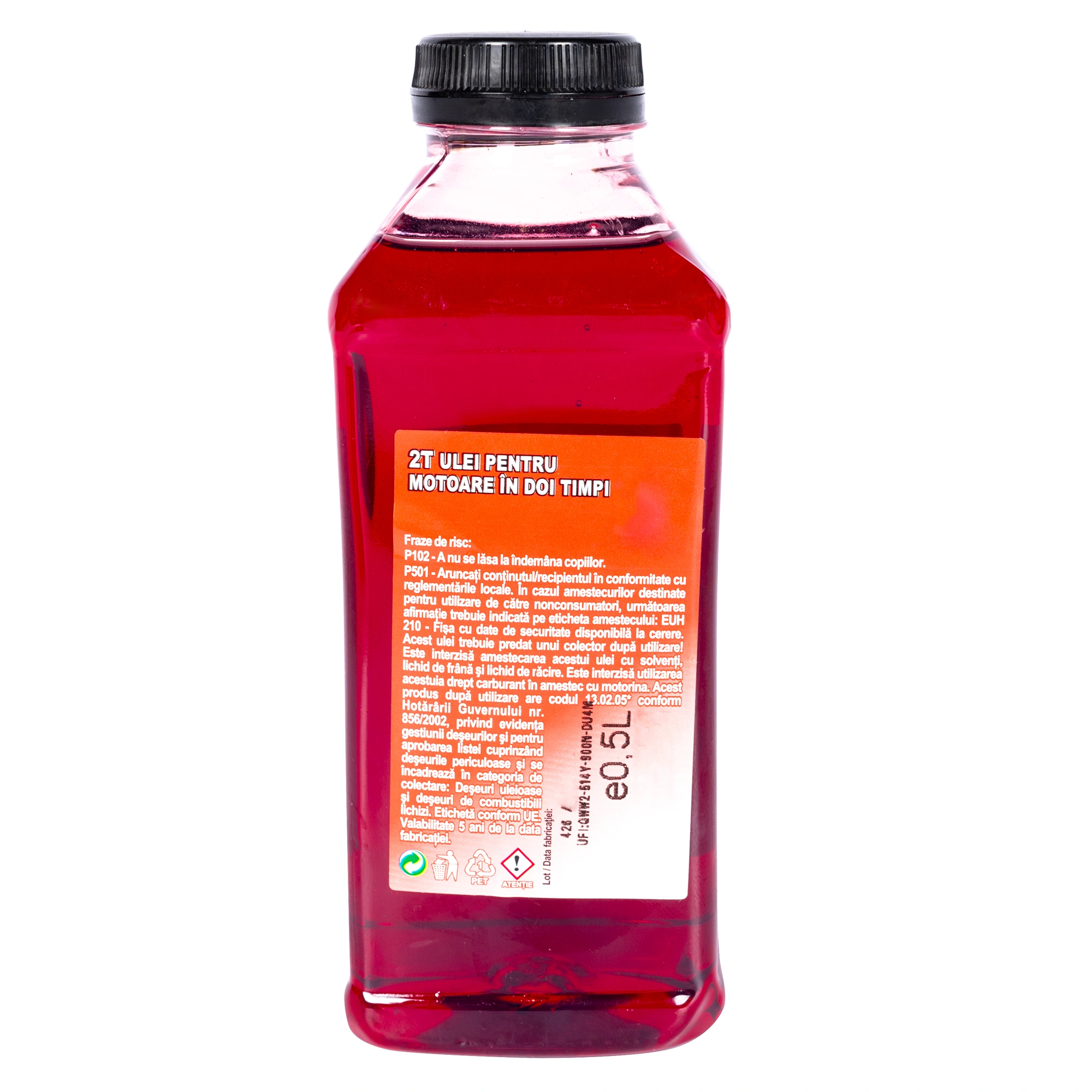 Ulei-Amestec-Drujba-0.5-l-Rosu-2-Timpi-Motocoase-2.webp