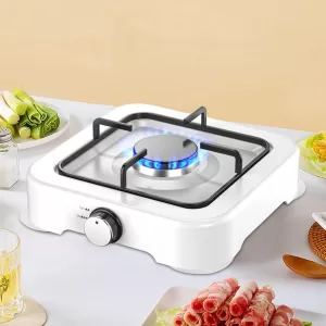 Aragaz cu 1 Ochi Alb, 2,2 kWh, 30 mbar, Otel carbon