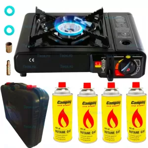 Aragaz Camping Dubla Alimentare,portabil