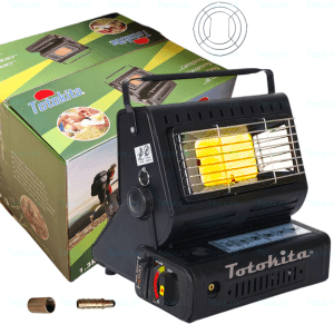 Aragaz Incalzitor Camping, Portabil 2 in1, 1.3Kw