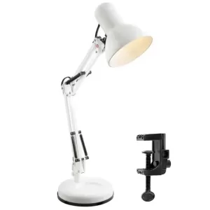 lampa birou alba brat flexibil