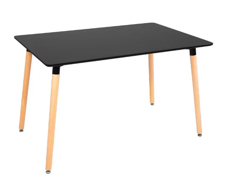 masa-bucatarie-emag-teox-dedeman-neagra-8.webp Masa Bucatarie Neagra cu Blat MDF si Picioare din Lemn