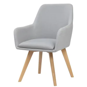 scaun bej tip fotoliu living, bucatarie