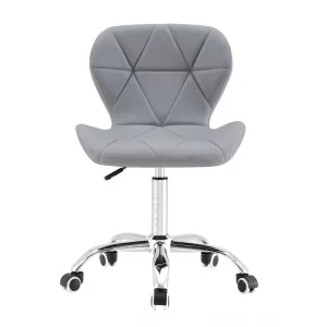 Scaun birou, salon, burete, moale, inaltime reglabila, gri, Teox®