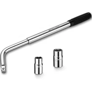 Cheie Roti Auto tip L Telescopică Teox, Reversibilă 17-23mm, Oțel Carbon