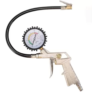 Pistol Pneumatic Umflat Roti Teox, Profesional, 16 Bari cu Manometru Precizie