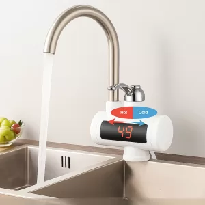 Robinet Electric Apa Calda, incalzire instant, 3 kW, afisaj LED