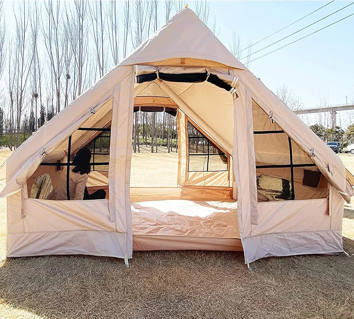 Cort gonflabil 4-6 persoane 6 mp 4 anotimpuri camping -galmpin (5) Cort-gonflabil-4-6-persoane-6-mp-4-