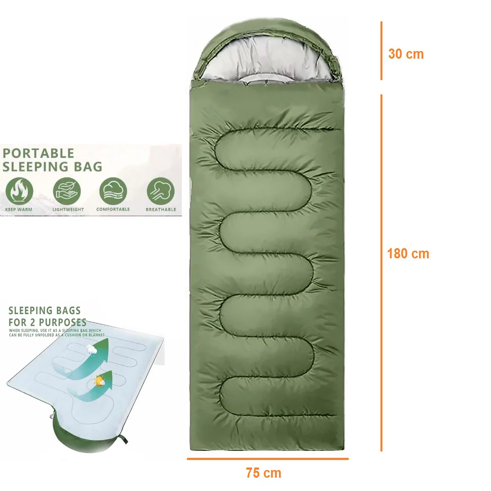 Sac de dormit Verde 4 sezoane Totokita camping 0 grade (2) Sac-de-dormit-Verde-4-sezoane-Totokita-camping-0-grade-