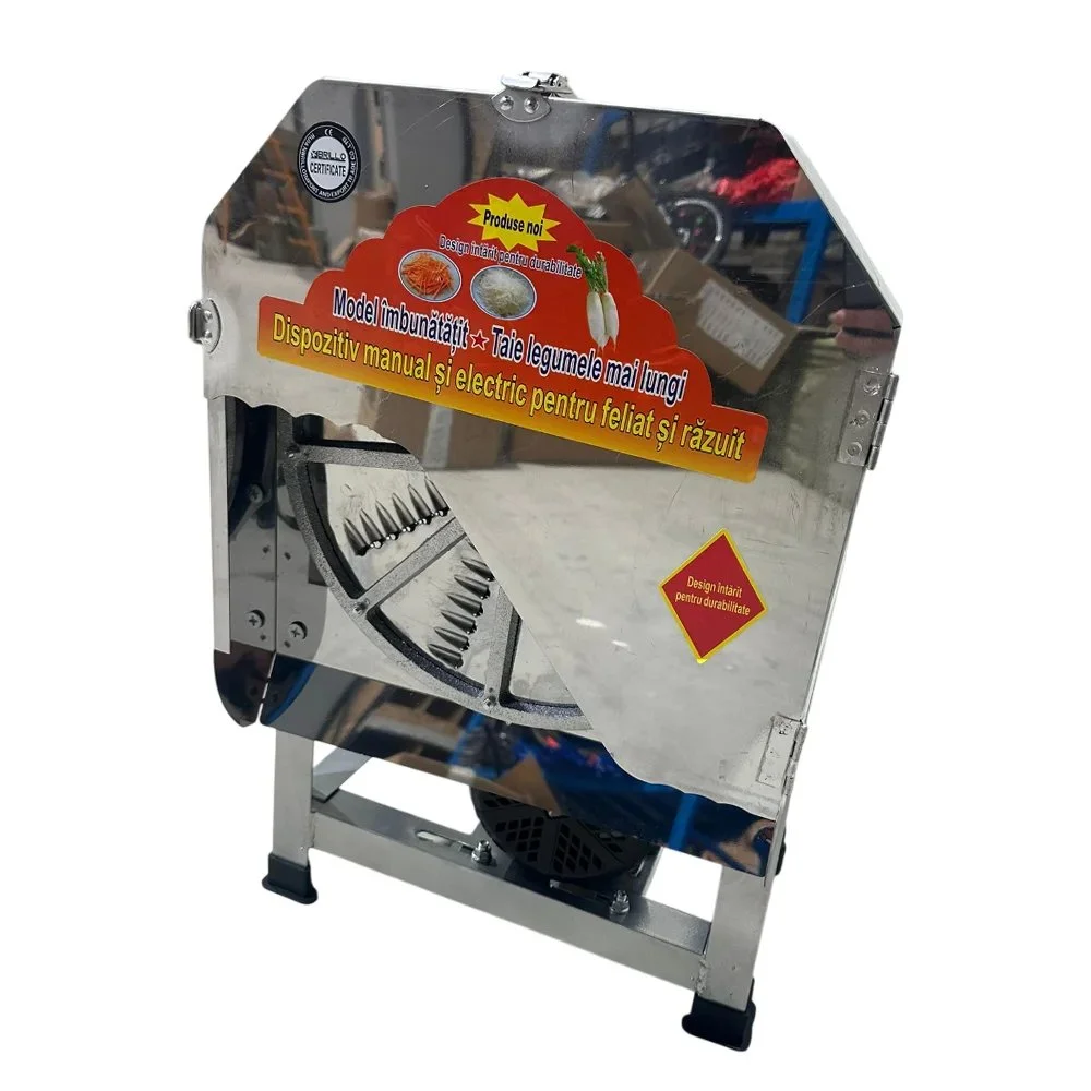 Răzătoare Electrică Inox Legume și Fructe 2 in 1 (4) Răzătoare Electrică Inox Legume și Fructe 2 in 1manuala si electrica pentru mere sfecla