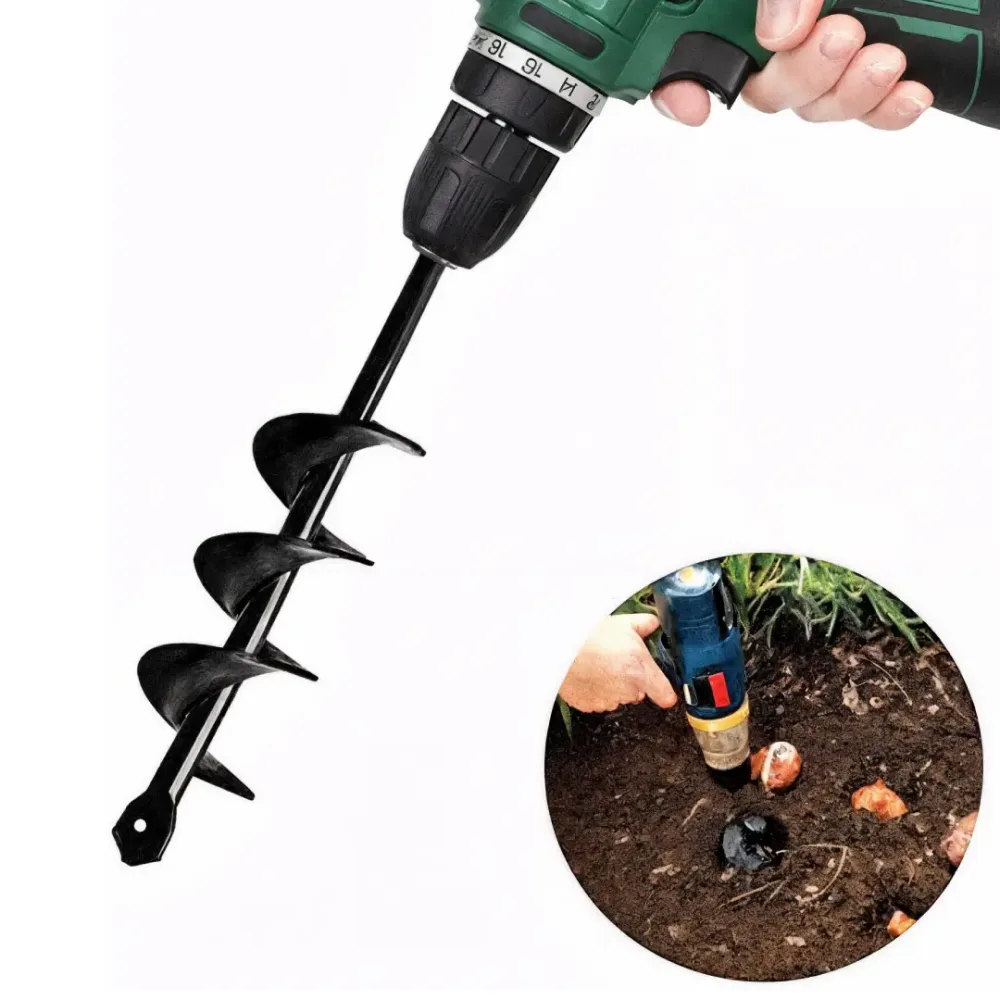 burghiu pamant 4cm x 22cm burghiu pamant pentru bormasina universal 4cmx22cm