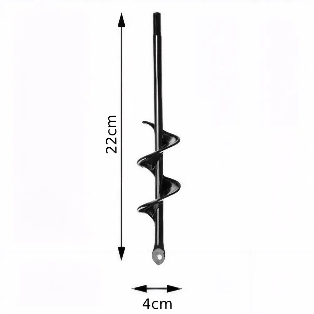 burghiu pamant 4cmx22cm burghiu pamant pentru bormasina universal 4cmx22cm