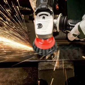 Perie cupa 125 mm cu alezaj pentru Flex / Polizor 